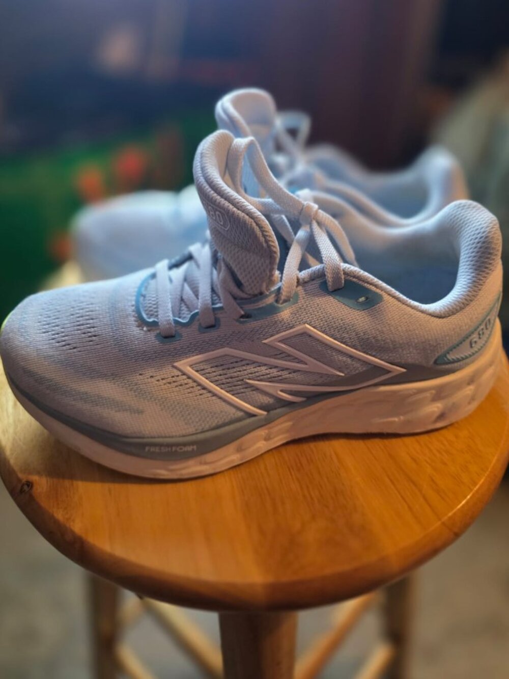 New Balance Fresh Foam 680v8 Women’s 7.5B Quarry Blue Running Shoes Used